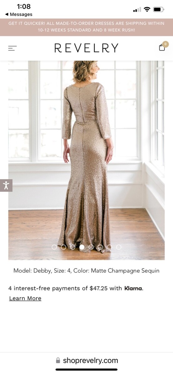 revelry gold sequin dress Rava Sequin Dress main image 0
