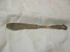 Antique 1880 Gorham Whiting Sterling Silver Master Butter Knife Alhambra mono M