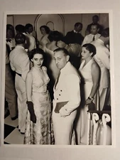 John Barrymore Elaine Barry Party Vintage 1930s 8x10 Dietrich Oakie Lederer
