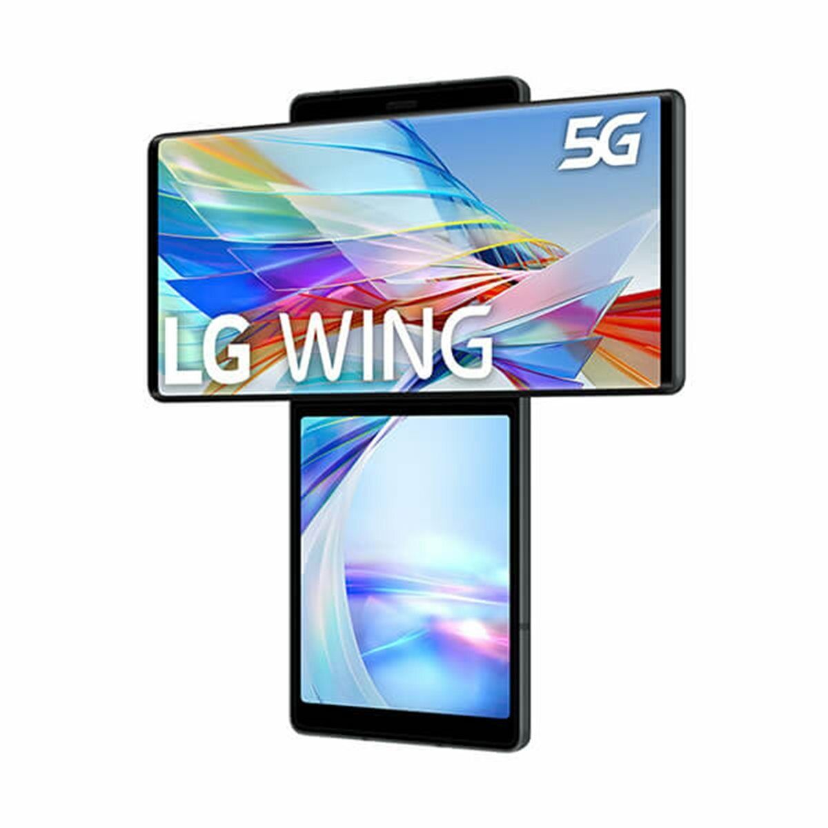 LG Wing 5G Libre 8GB/256GB Aurora Gray A+ UNLOKED 6.8