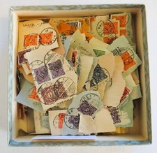 Ca. 200 - 250 Briefmarken Posthorn deutsches Reich einzeln Umschlag mit Stempel