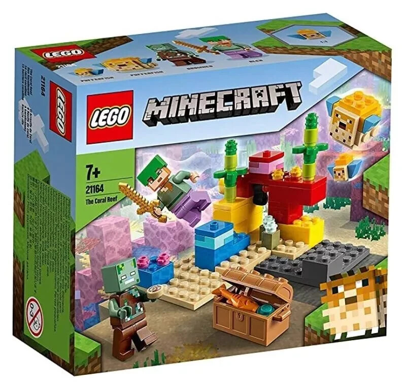 LEGO MINECRAFT 21164, La Barriera Corallina DAI 7 ANNI