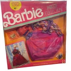VTG Barbie Private Collections Fashions Outfit 4962 Red Purple Gown Jacket Bag
