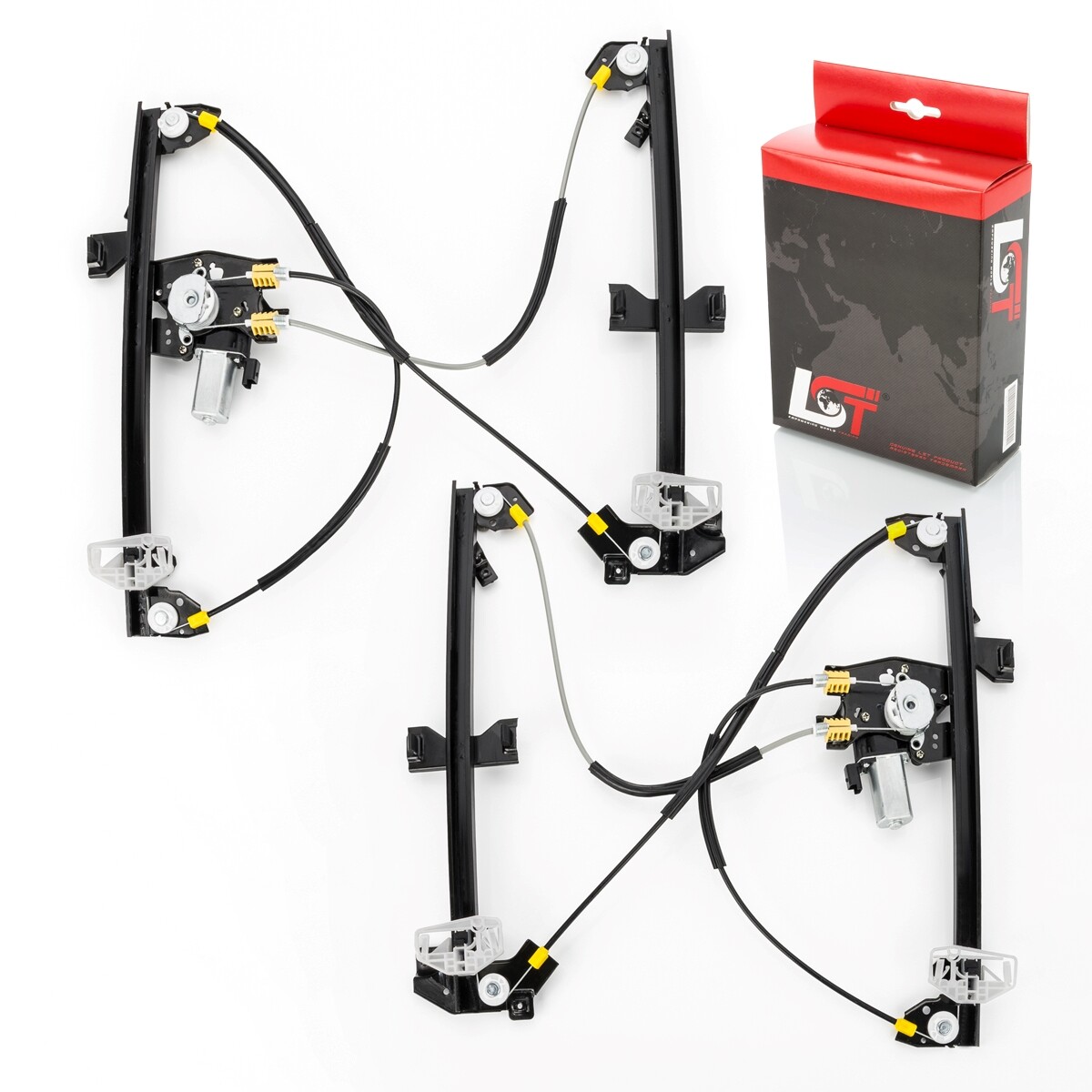 2x Window lifter with motor front left right for PEUGEOT PARTNER 5 5F