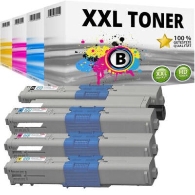 XXL Toner kompatibel OKI C-332 MC-363 C-332-DN MC-363-DN Patronen Set