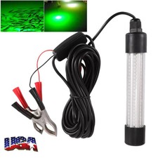 50000Lumens 12V 120 LED Green Underwater Fishing Light Lamp Fish Attract 5m
