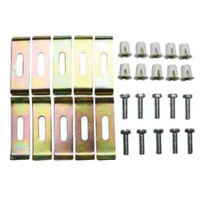 Kingston Brass KUHDWR10 10 Piece Undermount Clips for Stainless Steel Sink Mount