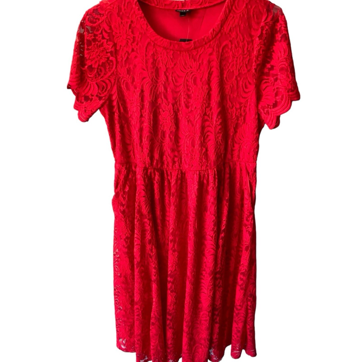 TORRID red Lace Dress NEW W/ Tags 2X | eBay