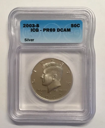 2003-S Kennedy Half ICG PR69 DCAM #
