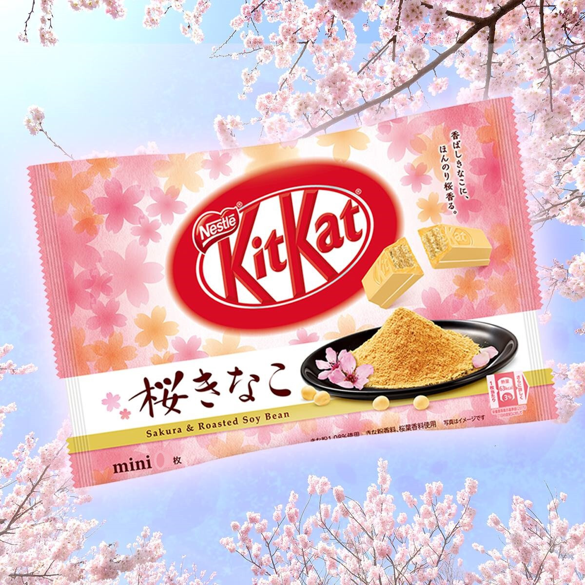 Japanese Kit-Kat Sakura Kinako KitKat Chocolates 10 bars | eBay