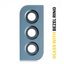 Back Camera Lens W/ Bezel Ring Compatible For Samsung Galaxy S22/S22 Plus Green