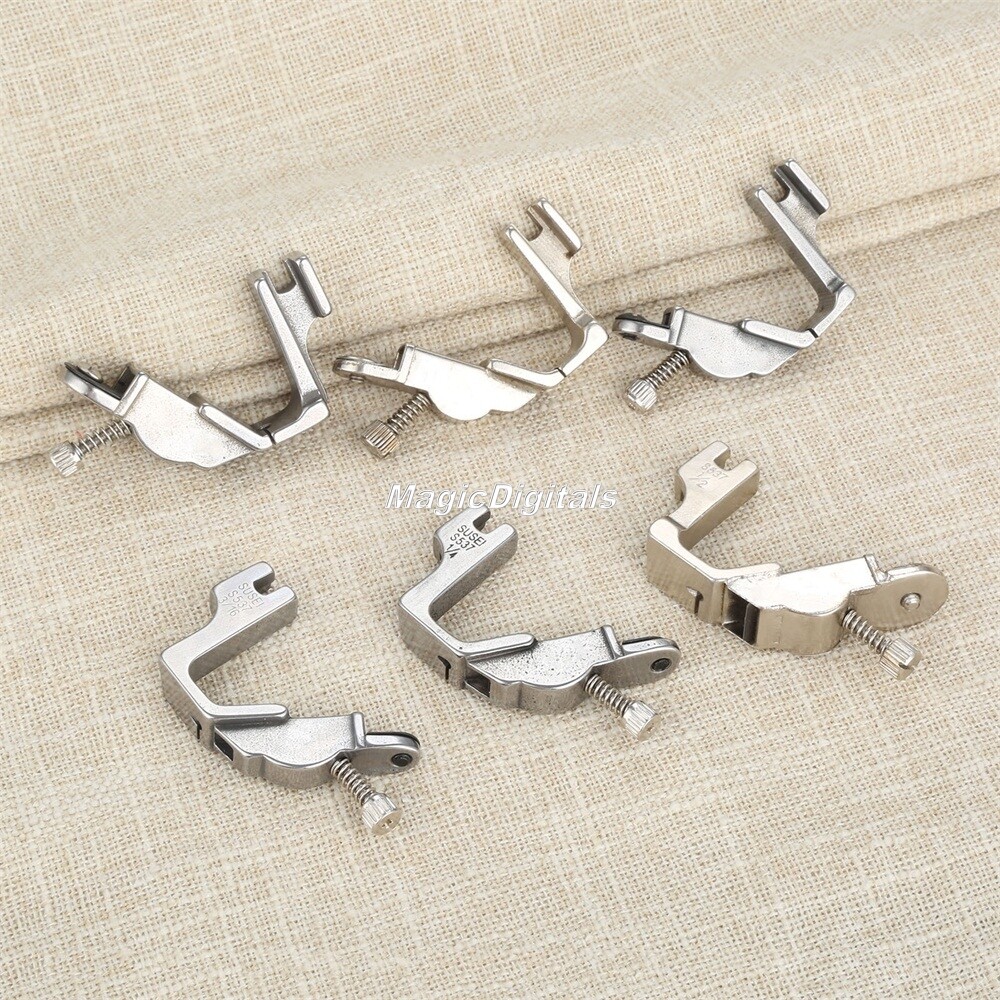 S537 Steel Industrial Sewing Machine Elastic Presser Foot 1/8 3/16 1/4