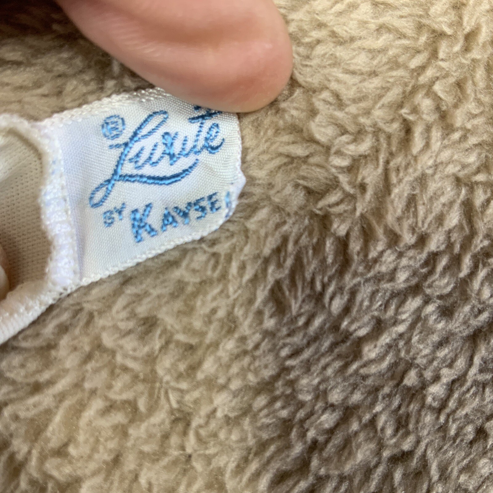 VTG Ivory Long Nylon Nightie Nightdress Sz 38 KAYSER Luxite Coquette Fairy Sexy