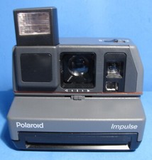 Vintage Polaroid Impulse 600 Instant Film Camera with Mohawk Case Untested