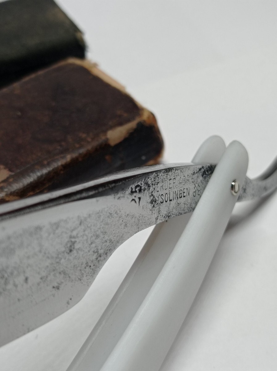 Straight razor Friedr. Herder Abr Sohn Solingen-Germany 6/8