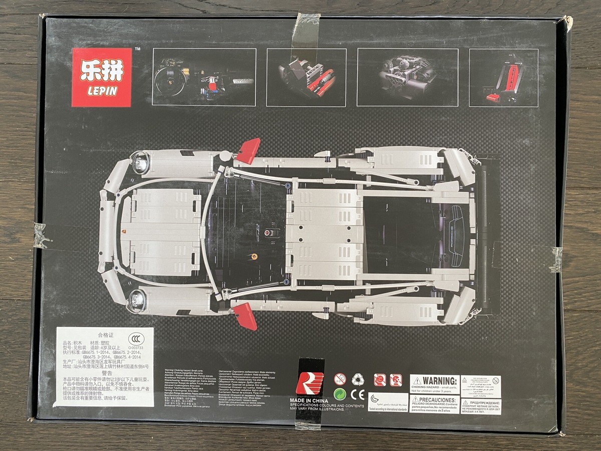 Lepin Technician 20001B Porsche 911 GT3 RS Technic Building Bricks