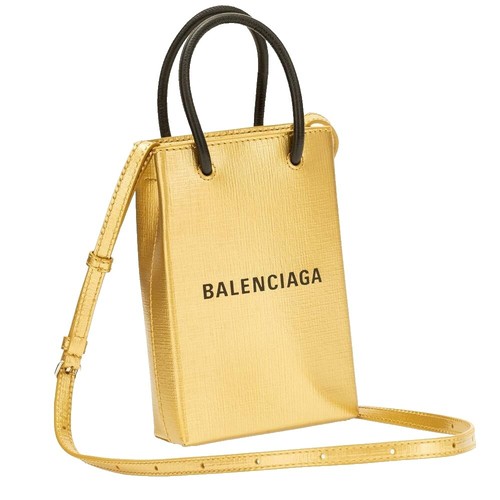 Balenciaga Men Clutch Bag Giant Envelope Black Leather Magnetic