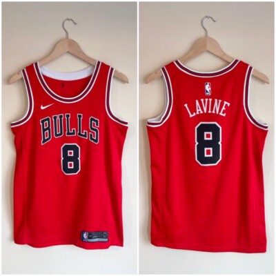 NBA Chicago Bulls Zach LaVine Basketball Jersey Swingman Nike