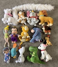 Disney Plush Lot Of 15 Tinkerbell  Dumbo  Lion king  Eeore