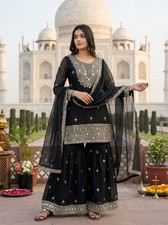 PAKISTANI INDIAN SALWAR KAMEEZ WEDDING DESIGNER BOLLYWOOD DRESS PARTY WEAR NEW