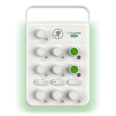 Mackie M-Caster Live Portable Live Streaming Mixer - White
