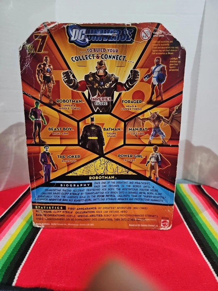 Boneco DC Universe Classics Imperiex Wave 10 Robotman 6” DC Comics - Imagem 3 de 4