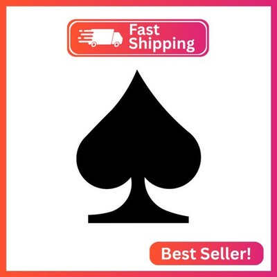 Vinylwithswag, Ace of Spade Card Poker Casino Decal Vinyl Sticker for Helmet Pho