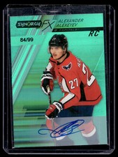 2020-21 Upper Deck Synergy FX Rookies Alexander Alexeyev Auto Washington