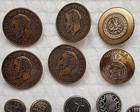 Estate LOT Vintage / Antique BUTTONS ~ Metal & Pearl ~ ✔️ 9 Photos & Description — photo 4
