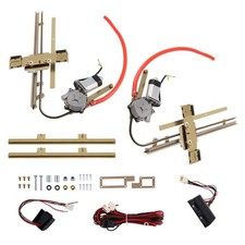 2 Door Flat Glass Power Window Kit Installation For Cars Trucks Universal