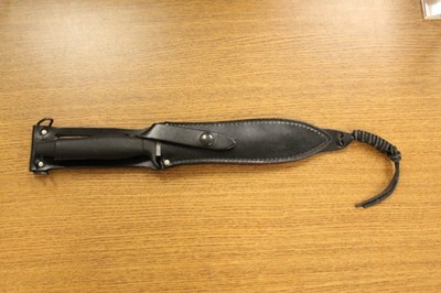 Vintage Gerber Command II, w Black Leather Sheath, lightly used(GCII001501)