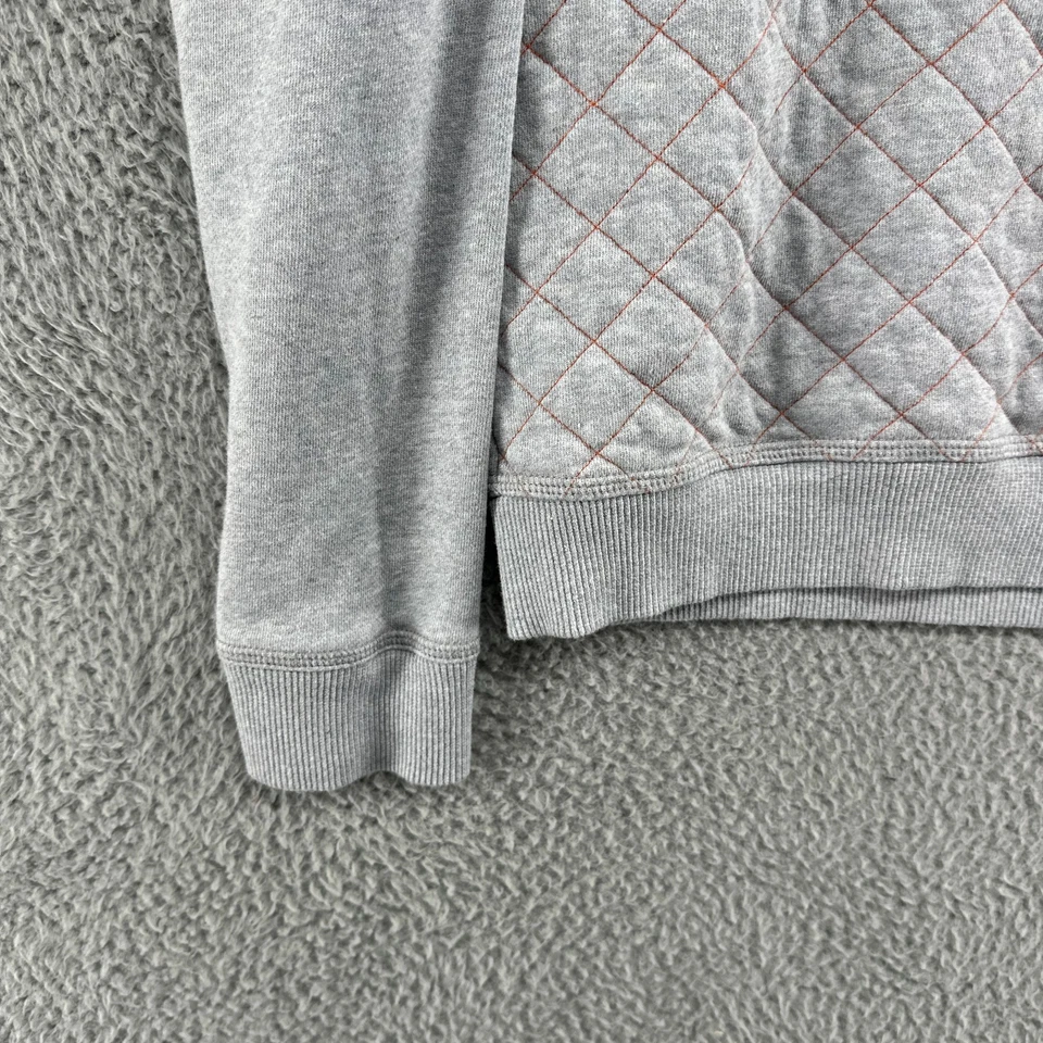 Patagonia Sweatshirt Womens Medium M Gray Organic Cotton Quilt Crew Sweater - Image 3 of 4