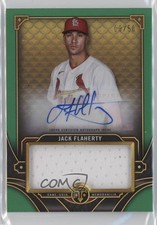 2022 Triple Threads Single Jumbo Relics Emerald 9/50 Jack Flaherty Auto i5f