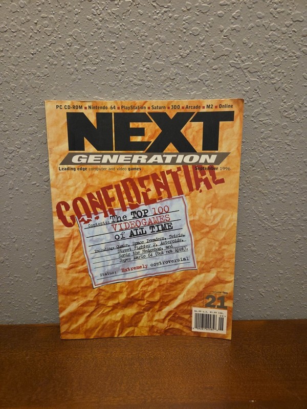 Next Generation Magazine Top 100 Video Games September 1996 - Pc Nintendo 3D0 M2