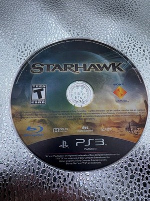 starhawk ps3 disc only, untracked
