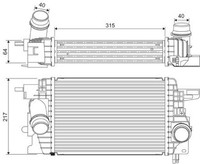 Valeo 818399 LadeluftküHler LLK TurboküHler KüHler FüR Opel