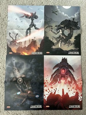 Ares Games Tripods & Triplanes Martian Invasion Alt History Posters set