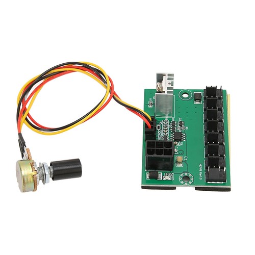 PC Fan Hub 2 Pin 3 Pin 4 Pin Fan Adapter PWM PC Case Cooling Fan Hub Voltage CB - Afbeelding 8 van 22