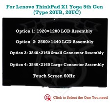 14"LCD Touch Screen Assembly Lenovo ThinkPad X1 Yoga 5th Gen 20UCO01AAU 40Pins