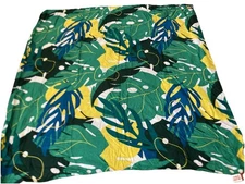 Hula Bay Spring Leaves-Palms Monstera-Pareo/Sarong/Cover Up- Woman’s Size 2X—NWT