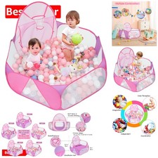 Playful 4 Ft Kids Ball Pit with Storage Bag - Ideal for Toddlers  Friends