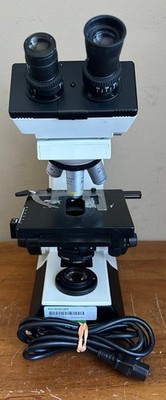 Seiler Instrument Microlux III Binocular Microscope w/4x 10x 40x 100x Objectives