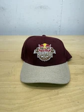 NWOT Red Bull Rampage Cliff Hat Strap Back Maroon BMX OSFA