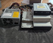 Lot Of PC Parts DVD/CD Player 3.5  Disk Reader And Power Supply See Pictures