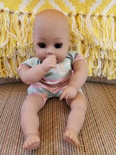 ADORA Play Time BABY DOLL 2021 EUC Blue Eyes Tan Sucks Thumb Passie