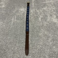 Vineyard Vines Shipley School Boys Blue Belt Size 28 Whales Leather B36