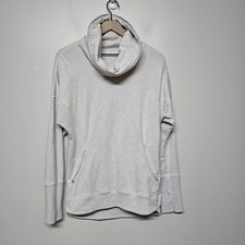 Lululemon Rest Day Pullover Black Cowl Neck Zip Pockets Long Sleeve Sweatshirt