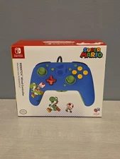 PDP REMATCH Wired Controller Nintendo Switch/Lite/OLED-Toad & Yoshi Super Mario