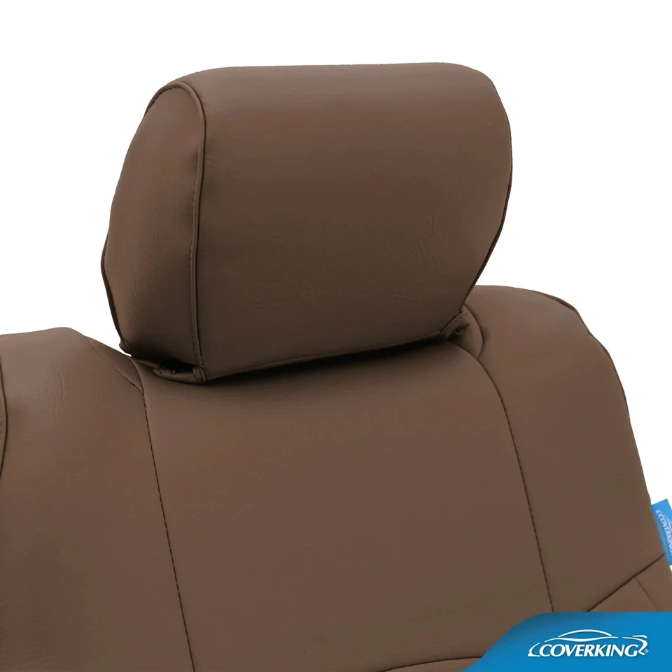 Coverking CSCRH4FD840 Brown Rear Seat Cover Set Rhinohide for Ford F150 2011 12 - Imagem 4 de 4