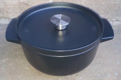 Kitchen Aid  Cast Iron 3,3 L Topf Bräter, Schwarz